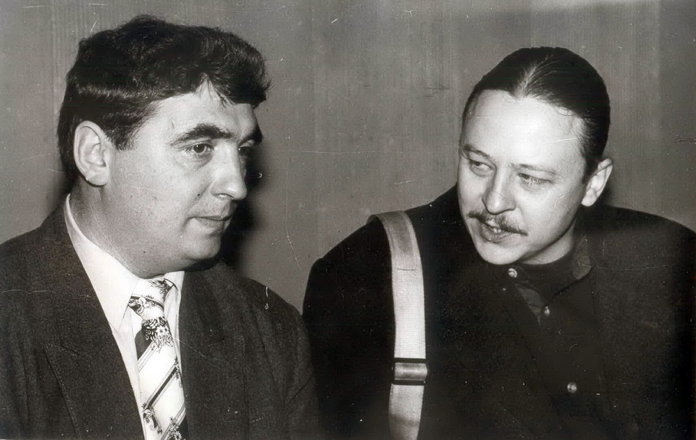 З Мікалаем Халезіным. 1990-я гады