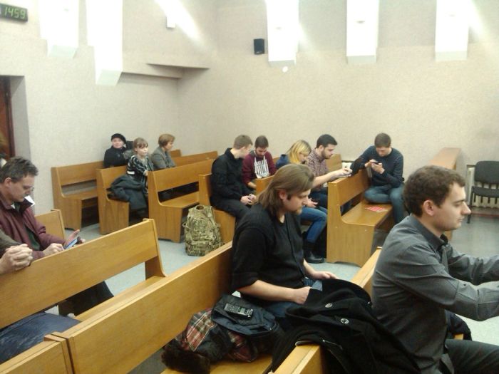 In the courtroom