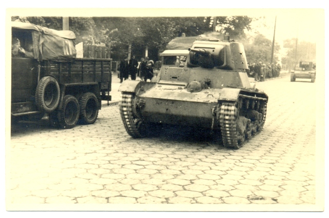 Падчас параду ў Брэсце восенню 1939 года Падчас параду ў Брэсце восенню 1939 года
