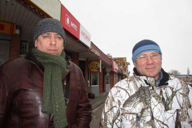 Сяргей Пятрухін і Аляксандр Кабанаў. Фота: радыё «Рацыя» Сяргей Пятрухін і Аляксандр Кабанаў
