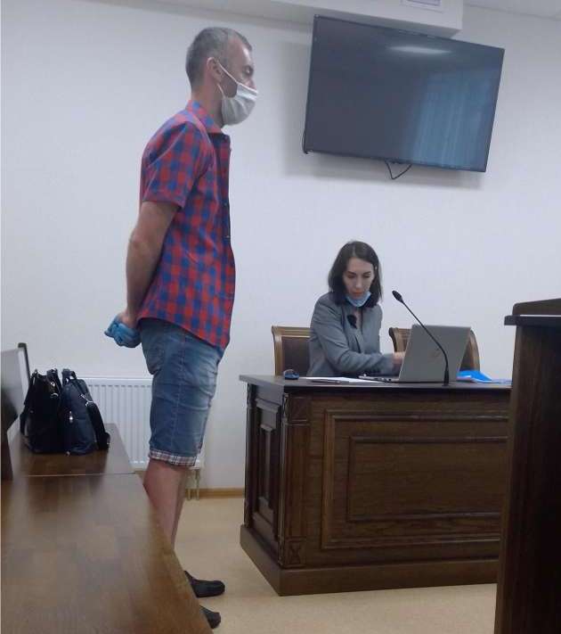 Журналист Сергей Багров в суде