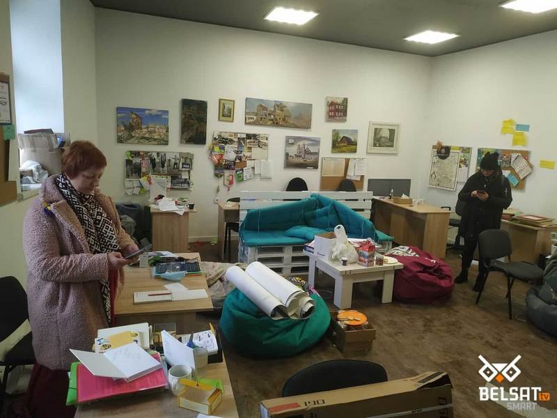 After the search in Hrodna.life office