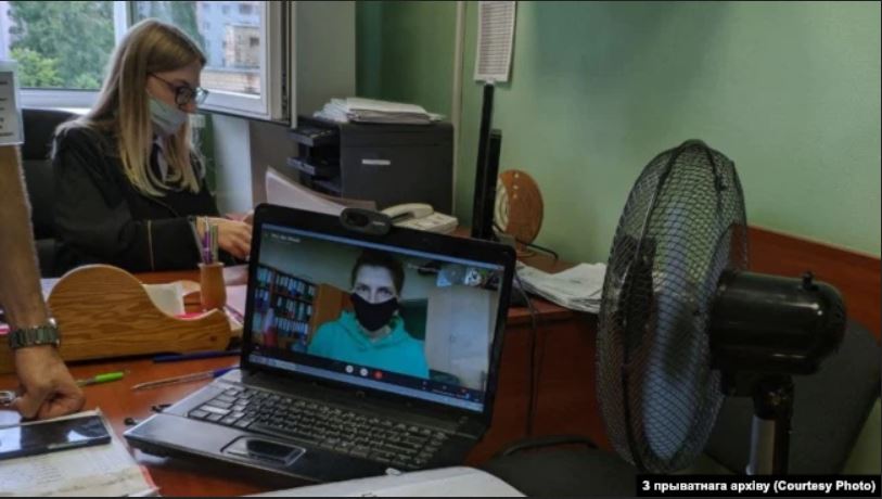 Суд над Кацярынай Карпіцкай праз скайп