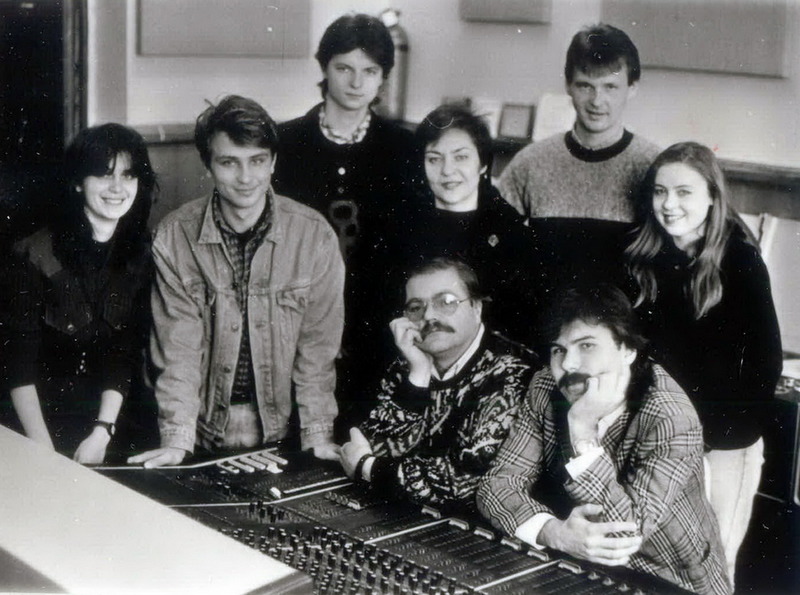 Калектыў «Беларускай маладзёжнай», папярэдніцы «101.2». Фота: 90s.by
