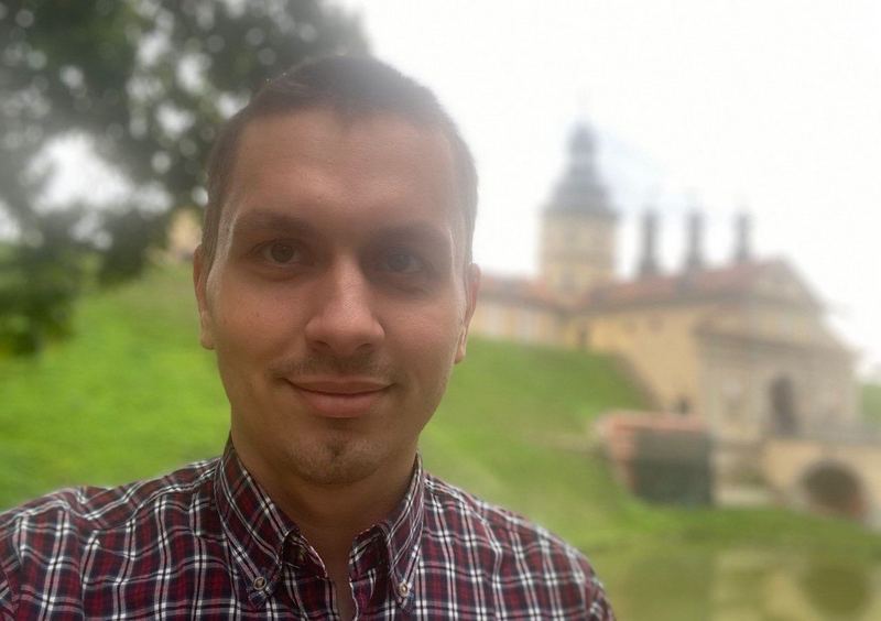 Ягор Марціновіч пасля вызвалення. Жнівень 2023 года. Фота: асабісты архіў журналіста