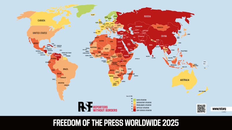 Press Freedom Map