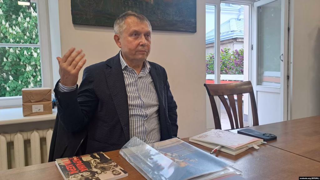 Аляксандар Лукашук прэзентаваў кнігу «Незавершанасьць»